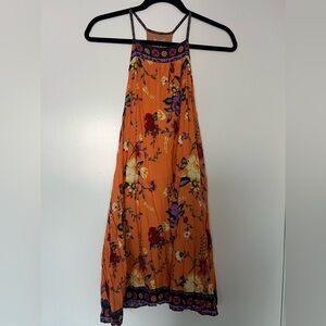 Ecote Multicolor Floral Patterned Dress Size M